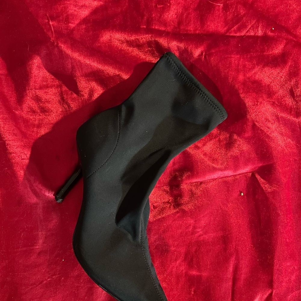No Boundaries Black Heeled Boots
